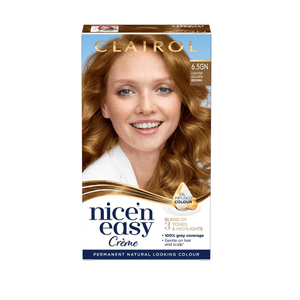 Clairol Nice'n Easy Crème Permanent Hair Dye 6.5GN LIGHTER GOLDEN BROWN 