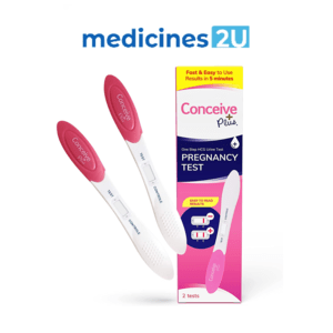Conceive Plus Fast and Easy to Read Pregnancy Home Test | Pack of 2 Tests