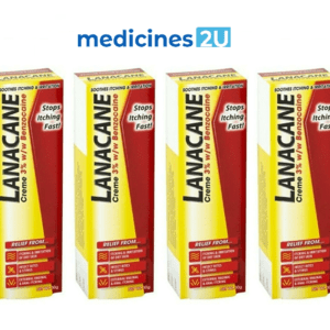 Lanacane Medicated Cream Tube 30g - Pack of 4